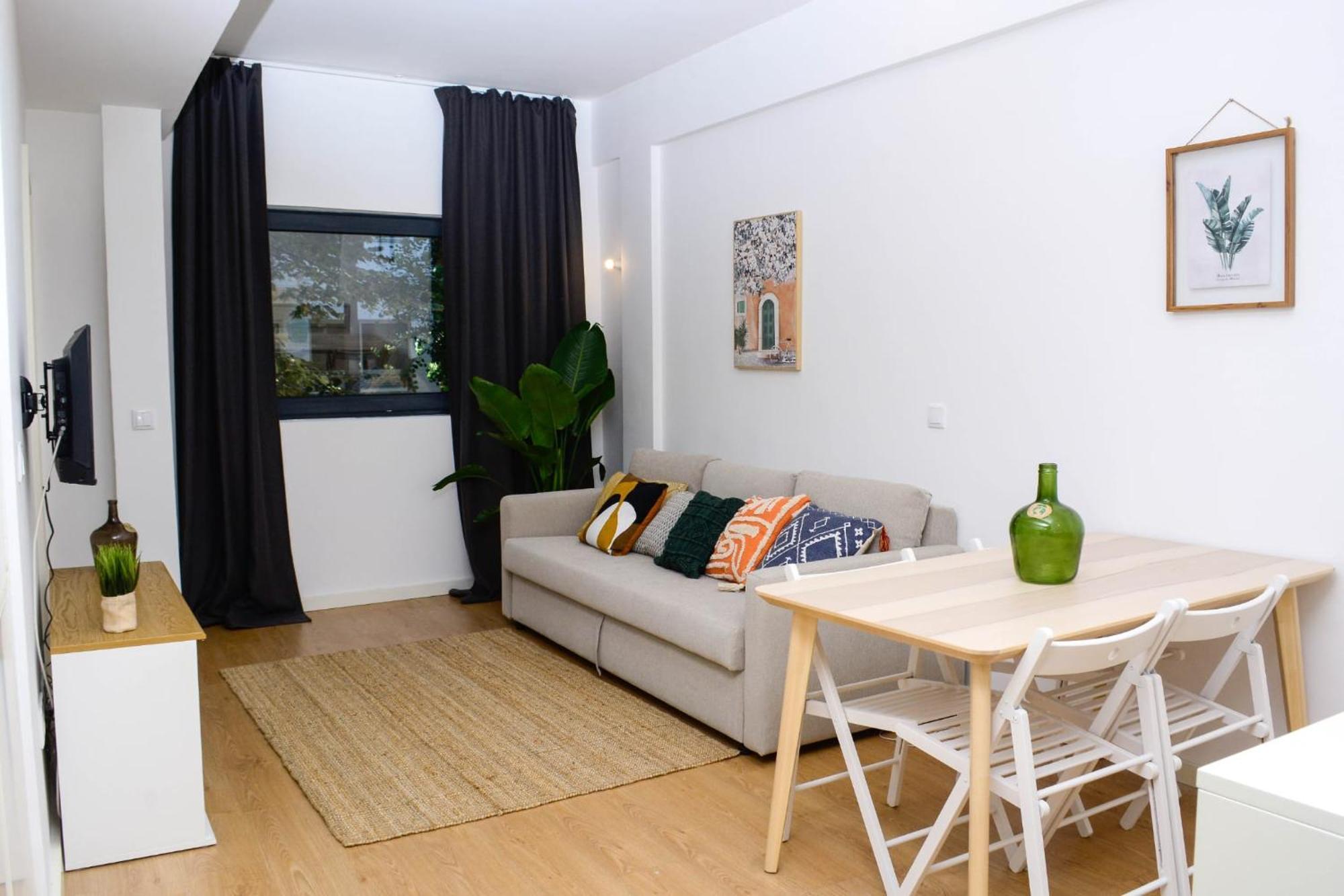 Apartamento de 1 dormitorio